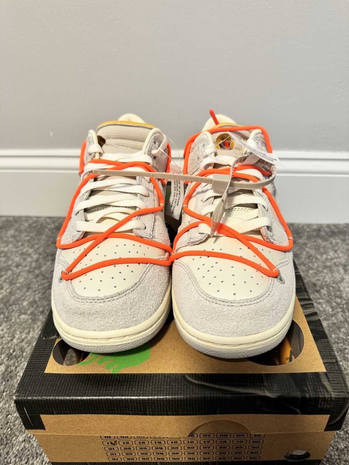 OFF WHITE X NIKE Nike Off White x Dunk Low 11 di 50 taglia 11