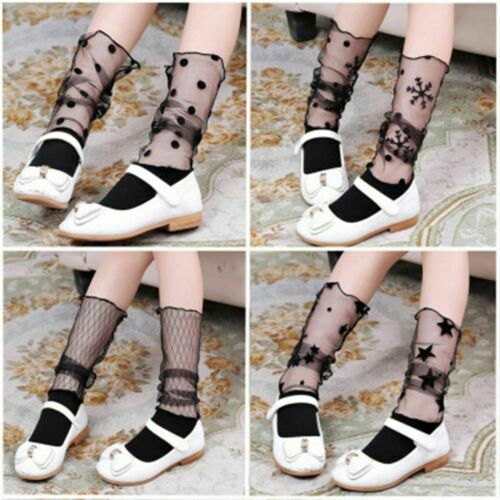 NET TOYS Maid Strümpfe – Kniestrümpfe Mit Schleifen & Rüschen, Nylon, Einheitsgröße (schwarz/weiß), Für Cosplay & Karneval