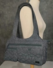 Lug Streetcar Borsa Corta in Blu Grigio Borsa Organizer Viaggio Doppio Manico