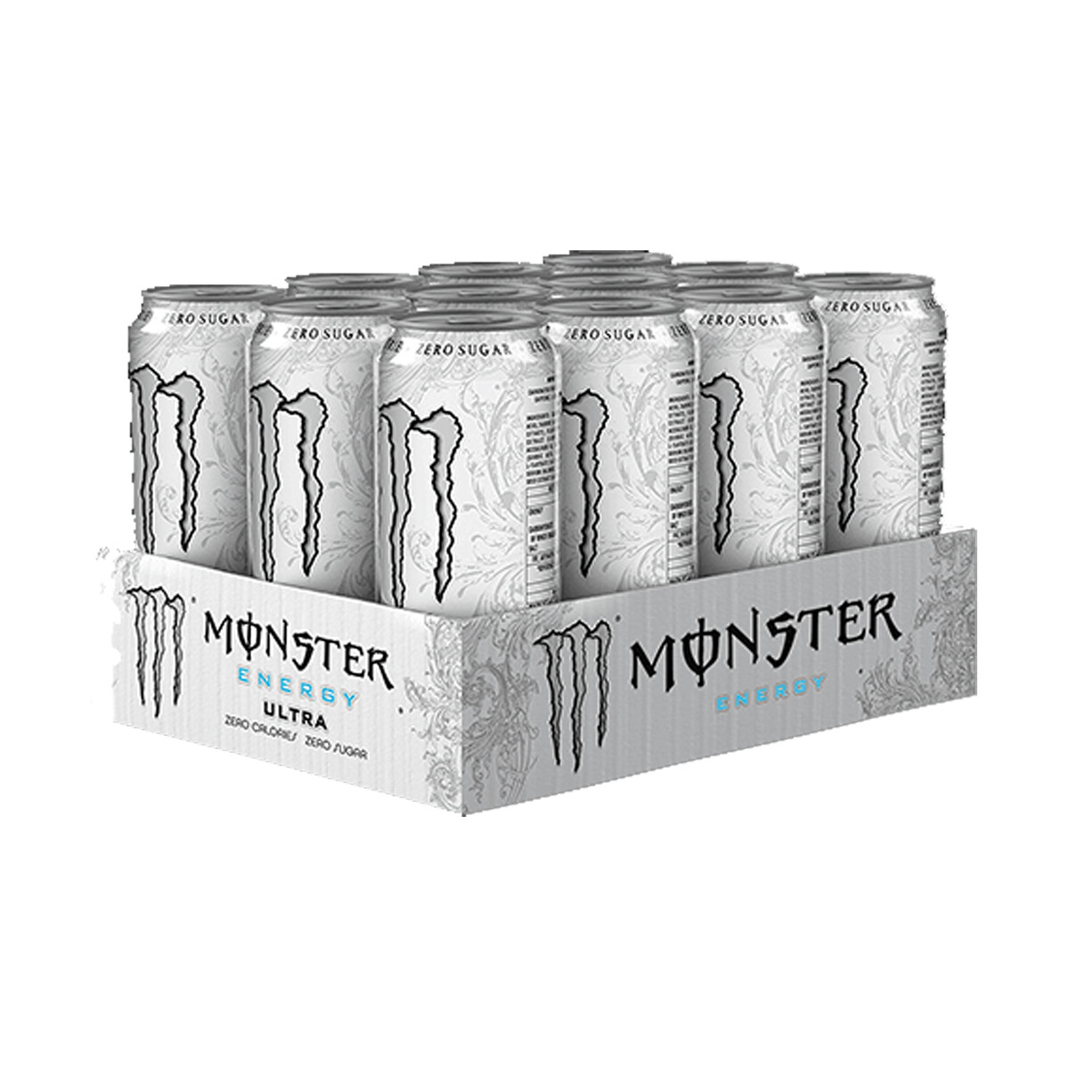 Monster Energy Ultra White Refresco 500ml Pack de 12