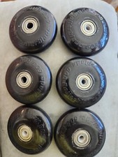 Vintage Rollerblade 608 Inline Skate Replacement Wheels Black set of 6
