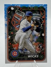 2024 Topps Holiday RC Rookie #H38 Jordan Wicks Chicago Cubs ⚾️