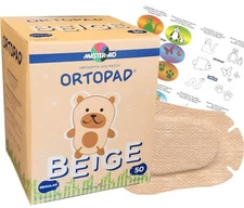 Ortopad® Bamboo Beige Eye Patches, 50/Box (Regular Size, 3+ yrs)