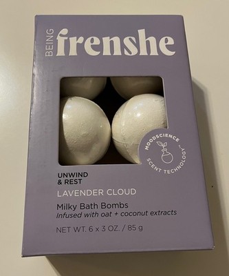 Being Frenshe lavender cloud milky bath bomb - 6 bath bombs