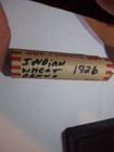 INDIAN HEAD & WHEAT PENNY ROLL WITH A KEY 1926 WHEAT PENNY SHOWING — photo 3