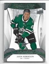 20-21 Upper Deck Exquisite Collection Rookies /299 Jason Robertson R-JR