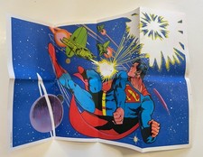 1978 Post Cereal DC Comics Superman Poster Beautiful Cereal Premium