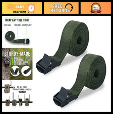 Game Camera Straps - Durable Nylon Fiber Mounting Straps with Alloy Buckle, 6ft