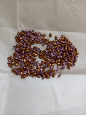 Art.4200/2 Swarovski 8x4mm Light Amethyst Navette Glasstein.Foliert.Unbenutzt.50 Stück