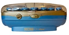 Conair ION SHINE 20 Flocked Hot Rollers Curlers CHV26IVR Adjust Temp W/9 Clips
