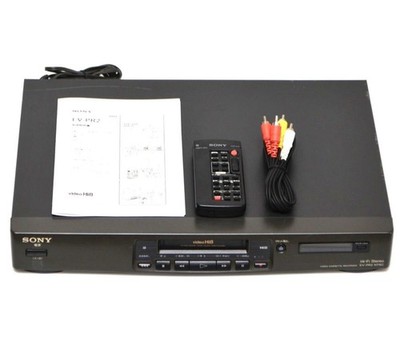 SONY EV-PR2　Hi8 ビデオデッキ SONY EV-PR2 VCR Hi8 VHS Dual Deck 8mm Hi-8 Video Cassette Black W