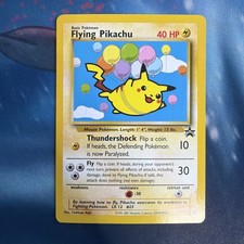 2001 Pokémon Black Star Flying Pikachu Promo  Pokémon League   Card 25 on eBay