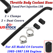 For 1985-1987 C4 Corvette Throttle Body Coolant Hose Kit L98 Tuned Port Engines