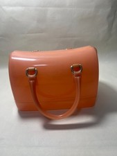 [ 1 Day Ship ] Furla Candy Bag Orange Handbag...
