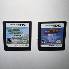 Shrek Super Slam And The Third Nintendo DS Authentic Cartridge Only Tested NDS