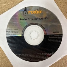Roxio Creator DE 10.3 Software To Create Or Burn Cd's And Dvd's