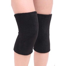 QUUPY 1 Pair Women Men Elastic Knee Brace Leg Knee Warmers Sleeve Winter Ther...