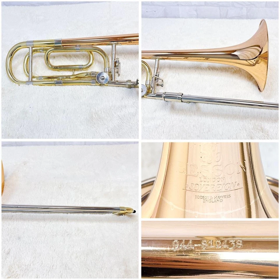 Trombón bajo tenor BESSON SOBERAN 944 con estuche Foto 4 de 4