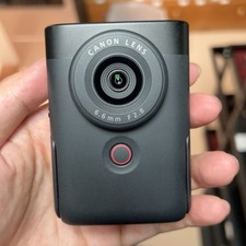 Canon PowerShot V10 19mm Selfie Flip Screen Face Tracking Beginner Vlog