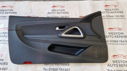 VW Scirocco Front Left Door Panel, Black Fabric, 1K8867011BS, CTU A5