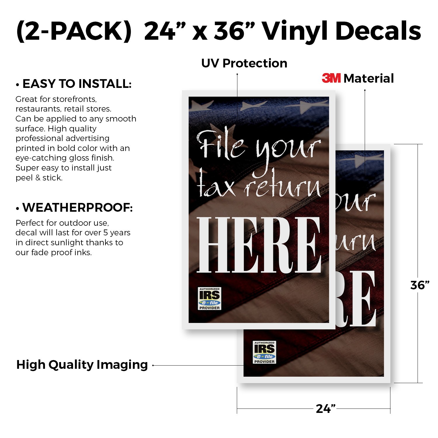 File Your Tax Return Here Heavy Duty A-Frame Sidewalk Sign Tax Preparation