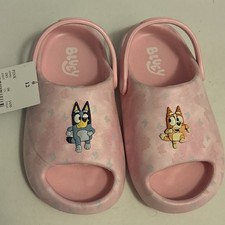Toddler Bluey Bingo Slide Classic Clogs Sandals Pink Size 12 NWT