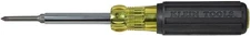Klein Tools Multi bit Screwdriver Nut Driver 6 in 1