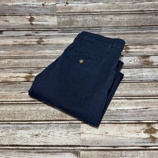 Brooks Brothers Chino Pants Kids Size 16Y Navy Blue Straight Leg Cotton