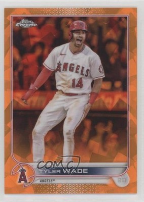 2022 Topps Chrome Update Sapphire Orange 25/25 Tyler Wade #US232 0dq7