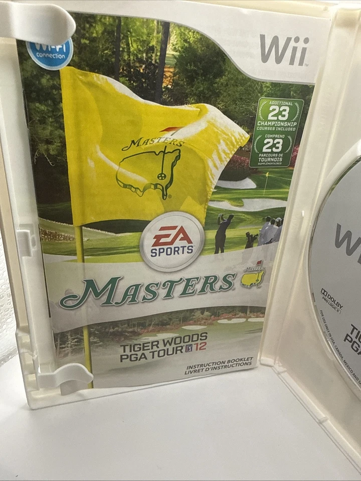 Tiger Woods PGA Tour 12 Masters Wii Juego Golf 23 Campos de Campeonato Foto 4 de 4