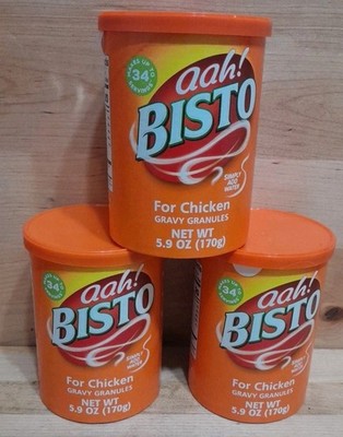 3CT:  Aah! BISTRO For Chicken Gravy Granules 5.9oz 34servings SIMPLY ADD WATER!