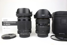 Sigma 18-300mm F3.5-6.3 DC OS HSM Lens for Nikon + Sigma 10-20mm DC HSM F3.5