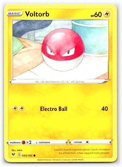 Voltorb 045/185 ~ English Near Mint