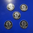 Lot Of 5 - 1 Gram Rounds .999 Fine Silver  #2668
