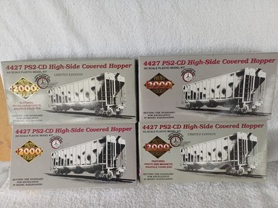 Proto 2000 HO vierer Schwader 4427 PS2-CD High Side Covered Hopper Wagons TLDX E&D