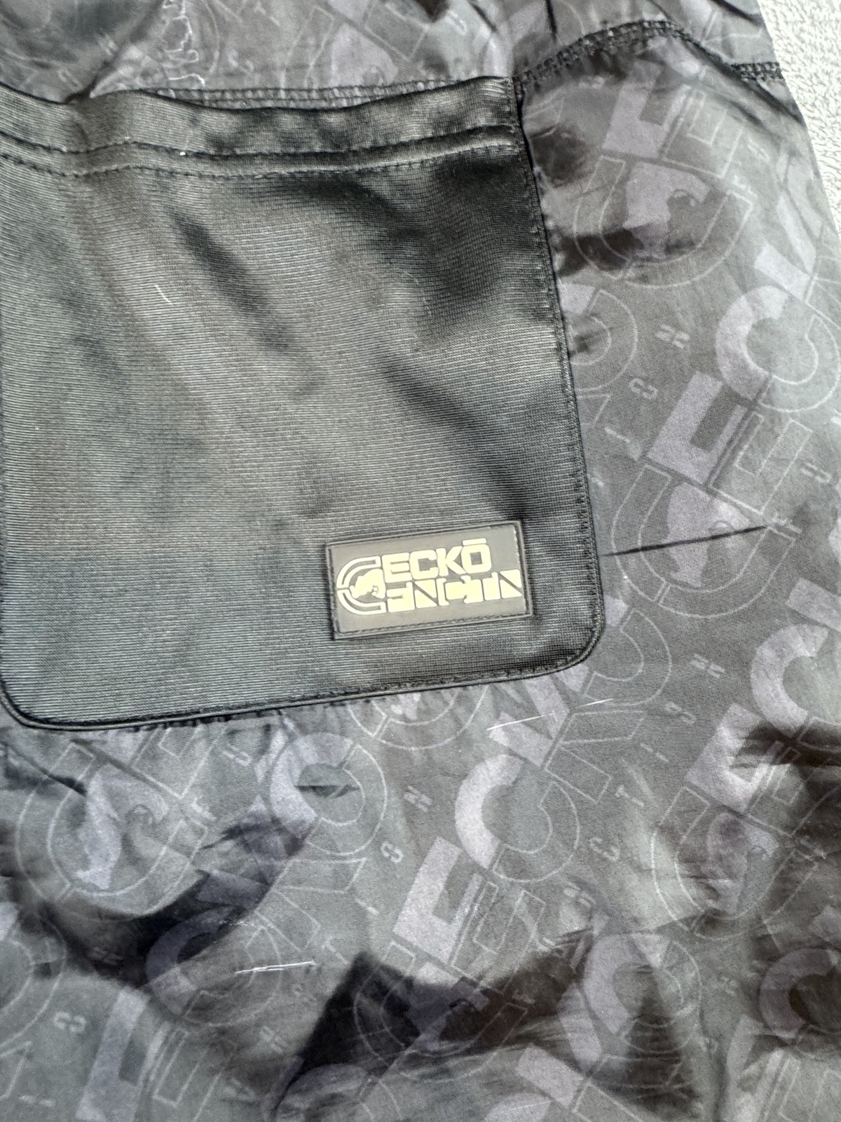 Ecko Function Pants Mens Medium Black Tapered Jog… - image 5