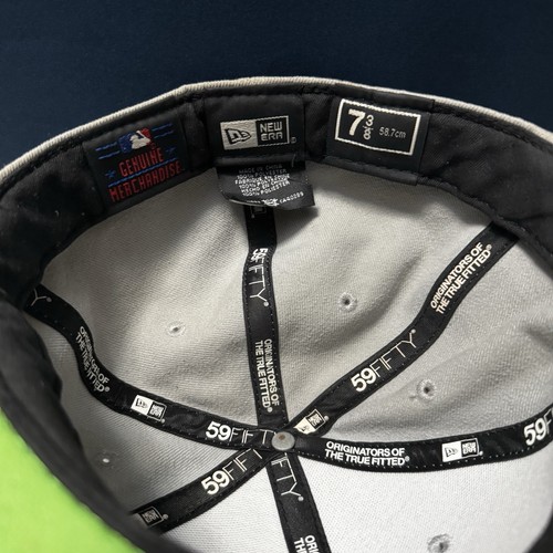Cappello berretto Boston Red Sox aderente 73/8 grigio verde nuova era 59Fifty baseball - Foto 7 di 7