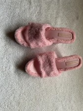 Heeled Fluffy Mules 
