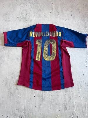 NIKE FC BARCELONA 2004 / 2005 HOME RONALDINHO FOOTBALL SOCCER