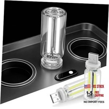 SINGARO 2PCS Car USB Lights, Retro Automotive Atmosphere Decor Lamp, Car White