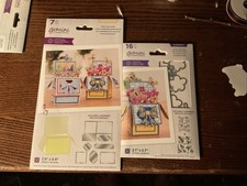 Gemini Crafters Companion DiecUt Sets. Popup Box Cards, Floral Boutique Box. New