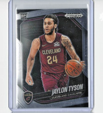 2024-25 Prizm Black Basketball Jaylon Tyson Base Rookie Card #127 Cavs