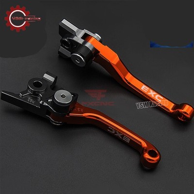 For KTM 400EXC 450EXC 525EXC 2005 2006 CNC Brake Clutch Dirtbike Levers EXC Logo
