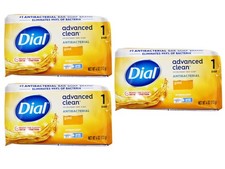 Dial Gold Advanced Clean, Antibacterial Deodorant Bar Soap, 4 OZ - 3 Pack