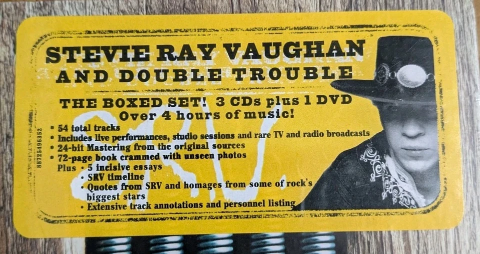Stevie Ray Vaughan & Double Trouble – S.R.V. (3 CD / DVD Box Set 2012) New - Image 2 of 4