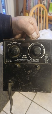 #ad #ad Big Heat Model 6200 Portable Electric Heater 1500 1200W Steel Coil $60.00