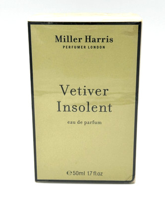 Miller Harris Perfumer London Vetiver Insolent Eau De Parfum ~ 50 ml ~ Sealed ~