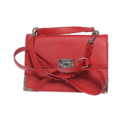 Even & Odd, Umhängetasche, Damen, Polyurethan, Rot, Einfarbig, 24, 6, 16 cm #k5u