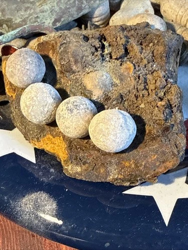 Dug Civil War 💥 🇺🇸 💣 Cannonball Fragment W Case Shot Birds Nest Spotsylvania