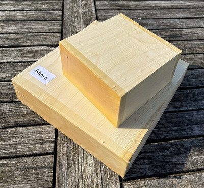 Ahorn 10x10x8cm 1St, Holz, Drechselholz, Klotz, Drechseln, Ahornholz